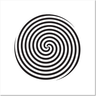 Hypnotic Spiral Posters and Art